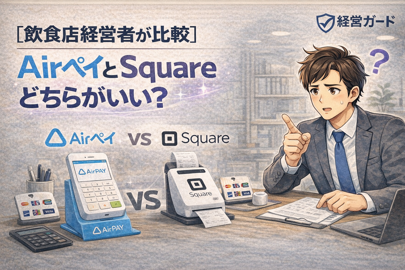 AirペイとSquareで悩む