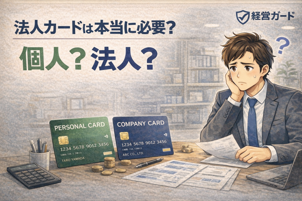 法人カードで悩む