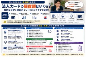 法人カードの限度額の考え方や見直し、引き上げ方法を解説したアイキャッチ画像